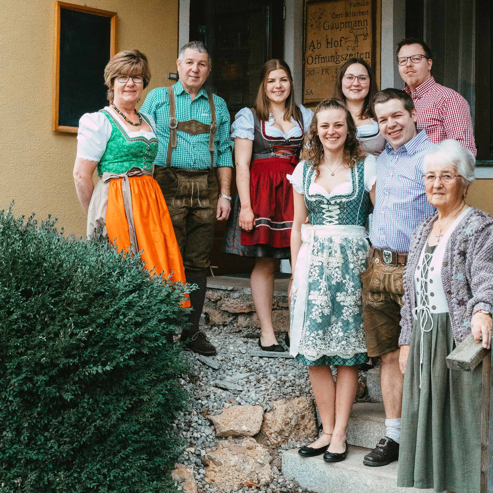 Familienfoto der Familie Gaupmann